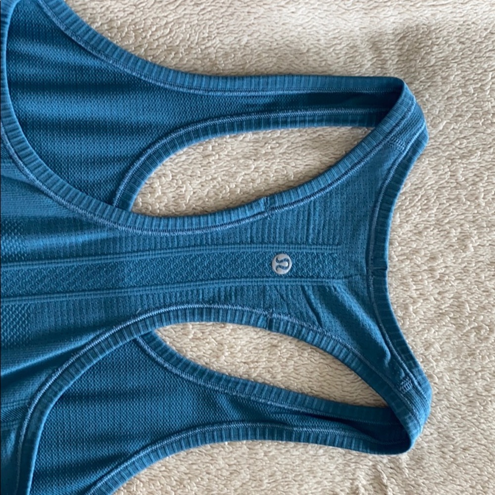 Lululemon blue tank top
